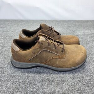 Red Wing 6708 ComfortPro Safety Toe Work Shoes Mens Size 8 D EU 41 Brown Leather